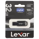 Lexar JUMPDRIVE V400 USB3.2 Flash Memory-32GB - (گارانتی متین) مشکی