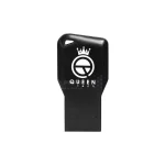 Queen tech-101 USB2.0 Flash Memory-64GB (گارانتی مادام العمر شرکت آی تین) طوسی - تصویر 3