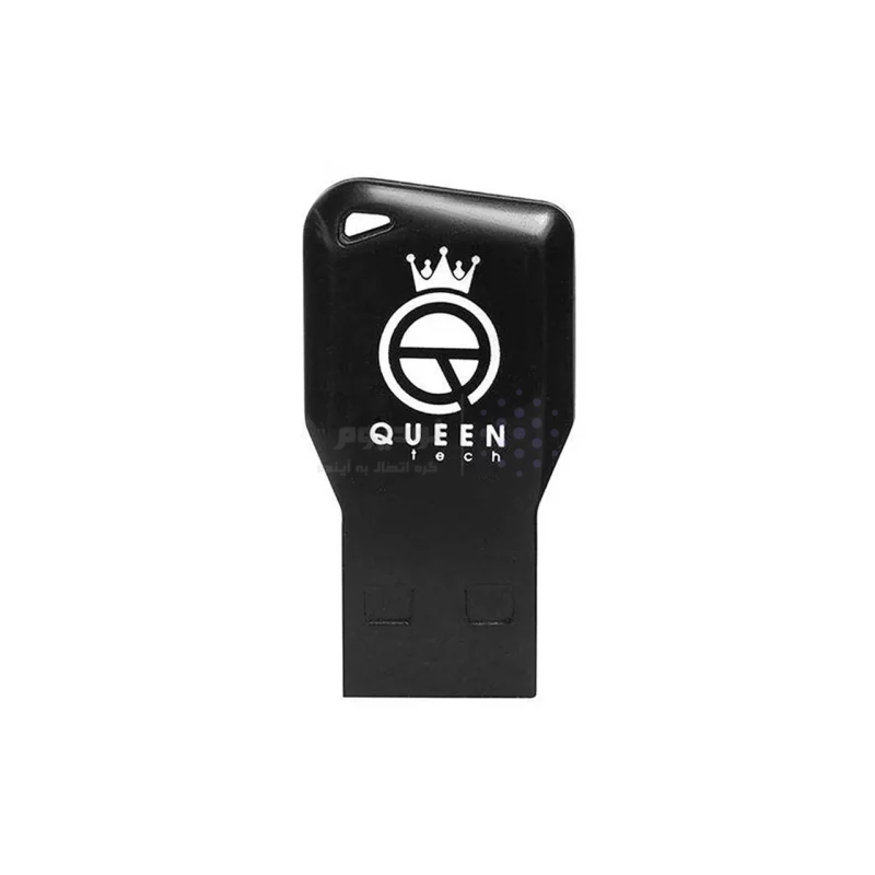 Queen tech-101 USB2.0 Flash Memory-64GB (گارانتی مادام العمر شرکت آی تین) طوسی - تصویر 3