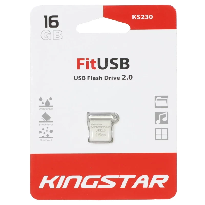 KingStar Fit KS230 USB2.0 Flash Memory-16GB (گارانتی متین) - تصویر 2