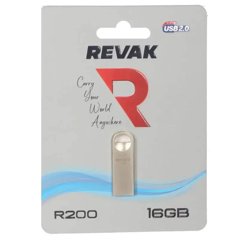 REVAK R200 USB2.0 Flash Memory - 16GB - نقره ای - تصویر 2