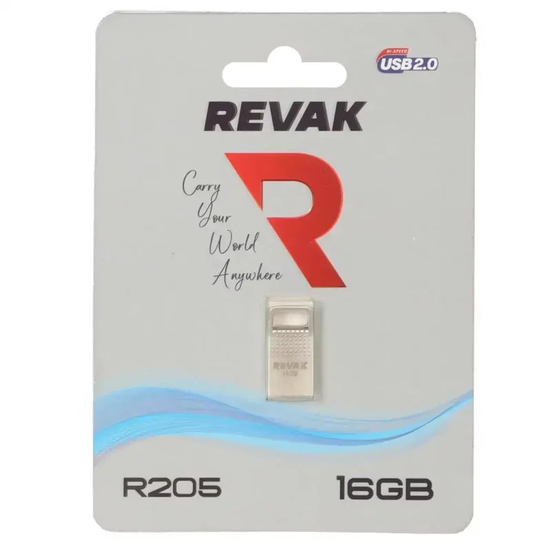 REVAK R205 USB2.0 Flash Memory - 16GB - نقره ای - تصویر 2