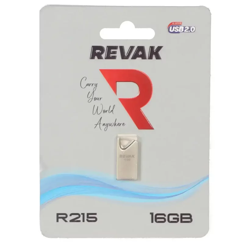 REVAK R215 USB2.0 Flash Memory - 16GB - نقره ای - تصویر 2