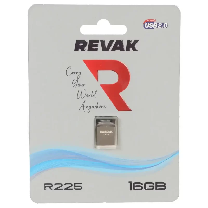 REVAK R225 USB2.0 Flash Memory - 16GB - مشکی - تصویر 2