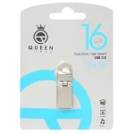 Queen CLIP USB2.0 Flash Memory-16GB نقره ای (گارانتی مادام العمر شرکت آی تین)