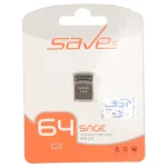 Save it Sage USB2.0 Flash Memory - 64GB مشکی (گارانتی مادام العمر آی تین)