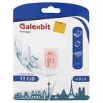 Galexbit Vintage USB2.0 Flash Memory-32GB (گارانتی تلاش) رزگلد