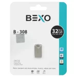 BEXO B-308 USB2.0 Flash Memory - 32GB (گارانتی داده پردازی آواتک) نقره ای