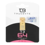 TRUEBYTE T3 USB2.0 Flash Memory-64GB طلایی (گارانتی مادام العمر شرکت آی تین)