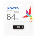 ADATA ROYAL UR340 USB 3.2 Flash Memory - 64GB مشکی - (گارانتی پنج ساله آونگ)