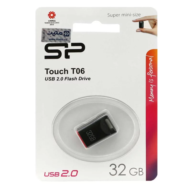 Silicon Power Touch T06 USB2.0 Flash Memory-32GB (گارانتی متین) مشکی - تصویر 2