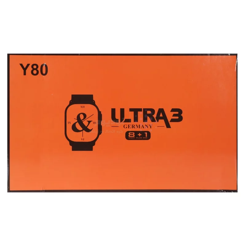 پک ساعت هوشمند مدل Y80 ULTRA 3 - مشکی - تصویر 6
