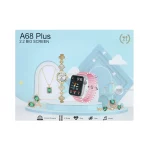 پک ساعت هوشمند مدل A68 PLUS - مشکی - تصویر 6