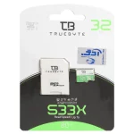 Truebyte microSDHC & adapter UHS-I U3-(80MB/S-533X) - 32GB (گارانتی مادام العمر شرکت آی تین)