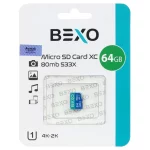 BEXO 533X microSDXC UHS-I U1 Class10-80MB/s - 64GB (گارانتی داده پردازی آواتک)