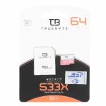TRUEBYTE microSDXC & adapter A2 V30 U3-(80MB/S-533X)-64GB (گارانتی مادام العمر شرکت آی تین)