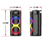 اسپیکر 20W بی سیم SinG-e مدل ZQS-6212 - مشکی - تصویر 6