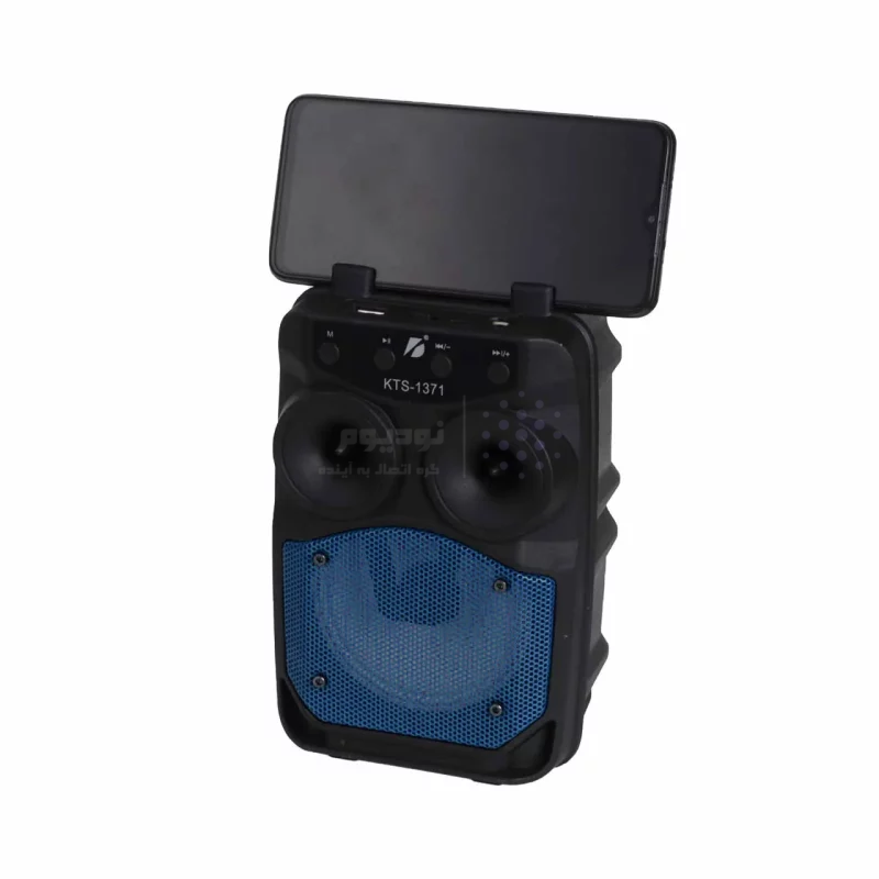 اسپیکر5W بی سیم BIG SOUND مدل KTS-1371 - آبی - تصویر 4