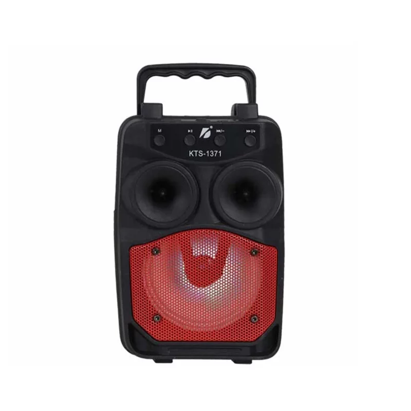 اسپیکر5W بی سیم BIG SOUND مدل KTS-1371 - قرمز - تصویر 2