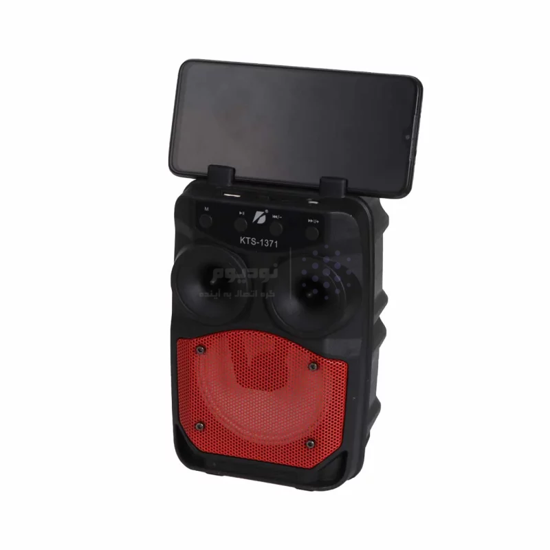 اسپیکر5W بی سیم BIG SOUND مدل KTS-1371 - قرمز - تصویر 4