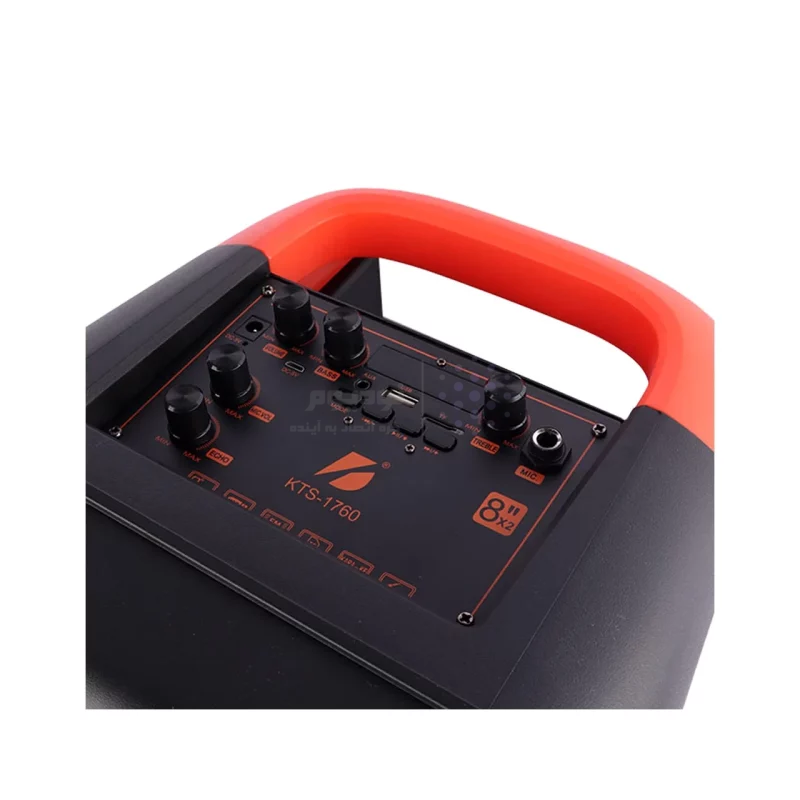 اسپیکر45W بی سیم BIG SOUND مدل KTS-1760 - مشکی - تصویر 8