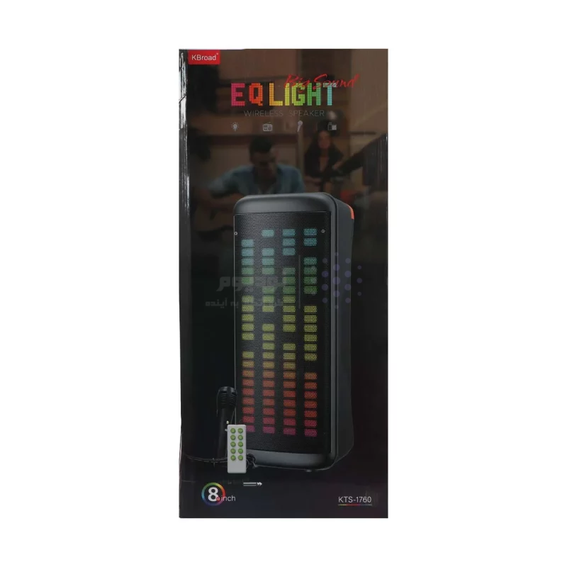 اسپیکر45W بی سیم BIG SOUND مدل KTS-1760 - مشکی - تصویر 9