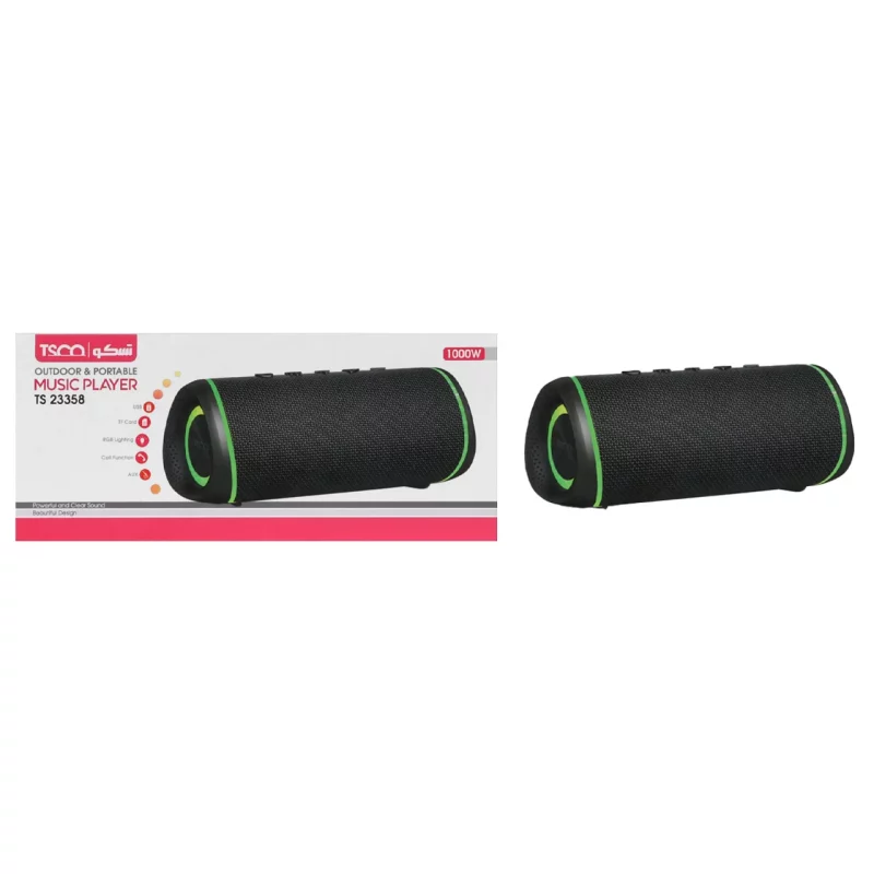 اسپیکر بی سیم 16 وات TSCO مدل TS 23358 - مشکی - تصویر 2