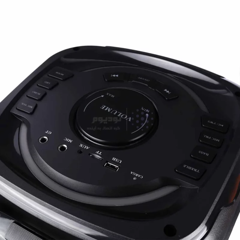 اسپیکر بی سیم قابل حمل Hicostar مدل PARTY BOX HPS-8016 - مشکی - تصویر 8