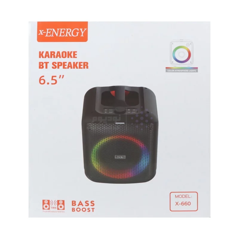 اسپیکر بی سیم X-Energy مدل X-660 - مشکی (گارانتی IPM) - تصویر 10