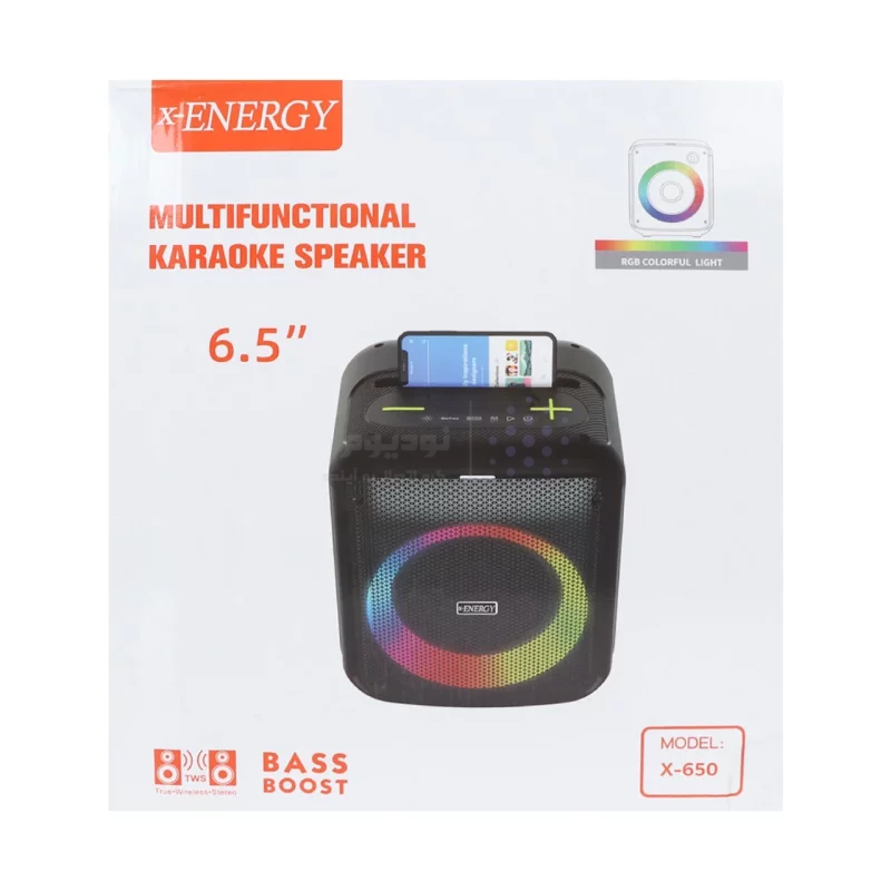اسپیکر بی سیم X-Energy مدل X-650 - مشکی (گارانتی IPM) - تصویر 12