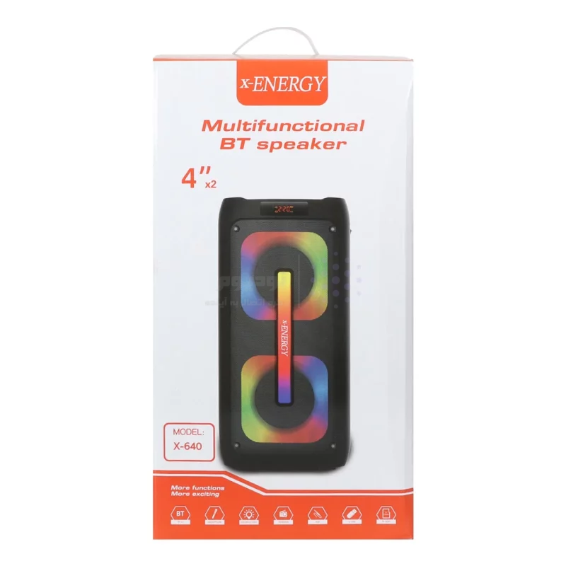 اسپیکر بی سیم X-Energy مدل X-640 - مشکی (گارانتی IPM) - تصویر 12