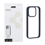 قاب اورجینال Spigen با توری اسپیکر فلزی Apple iPhone 15 Pro - سرمه ای (پک دار)