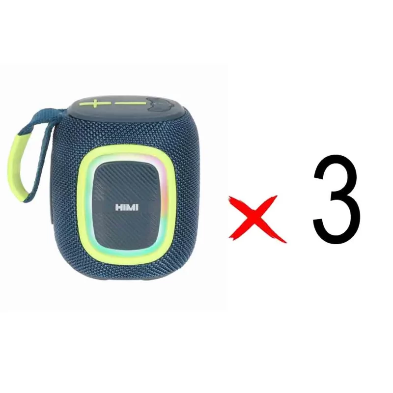 اسپیکر بی سیم HIMI مدل XOOM V5 VQ-SP32 - آبی (بسته 3 عددی) - تصویر 2