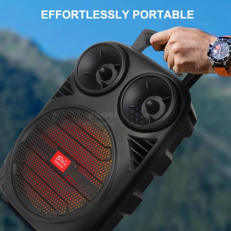 اسپیکر 10W بی سیم Sing-e مدل ZQS-6162 - مشکی - تصویر 8