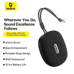 اسپیکر بی سیم Baseus مدل AeQur 35 Pro - مشکی (گارانتی آونگ) - تصویر 7