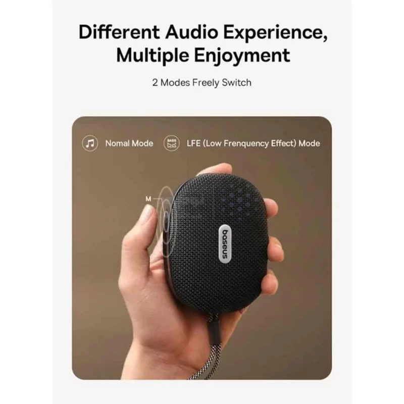 اسپیکر بی سیم Baseus مدل AeQur 35 Pro - مشکی (گارانتی آونگ) - تصویر 8