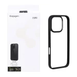 قاب اورجینال Spigen با توری اسپیکر فلزی Apple iPhone 16 Pro - مشکی (پک دار)