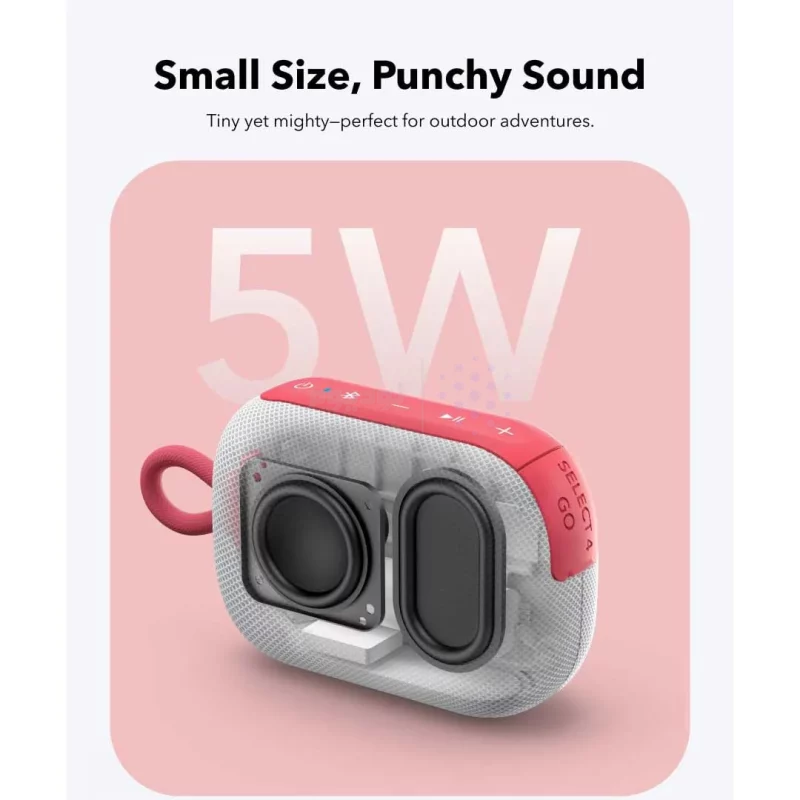 اسپیکر بلوتوثی ANKER مدل Soundcore Select 4 Go A31X1191 - قرمز (گارانتی 18 ماهه حافظه طلایی ایستا) - تصویر 4
