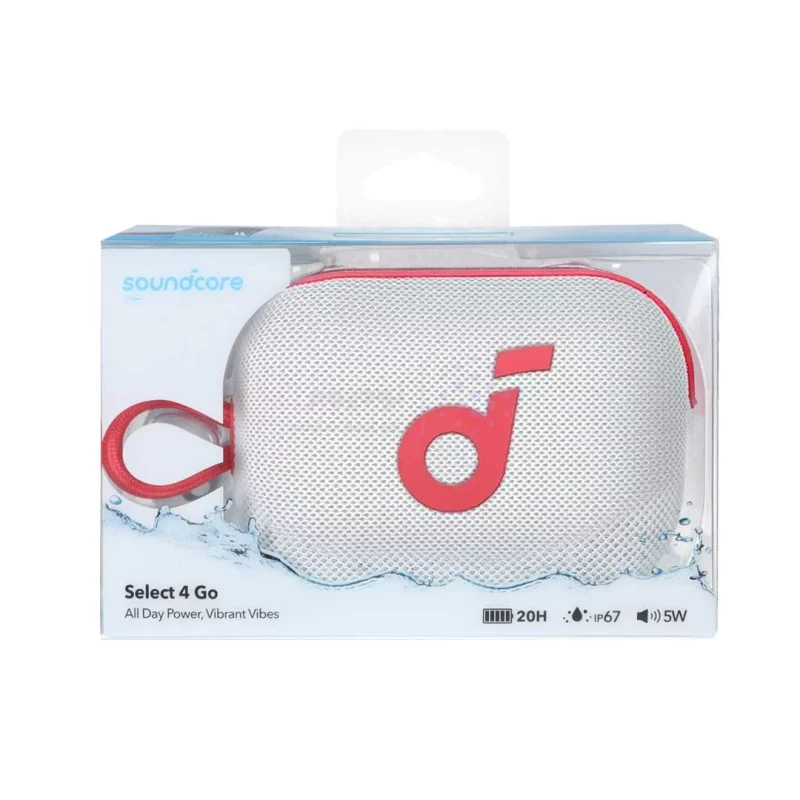 اسپیکر بلوتوثی ANKER مدل Soundcore Select 4 Go A31X1191 - قرمز (گارانتی 18 ماهه حافظه طلایی ایستا) - تصویر 6