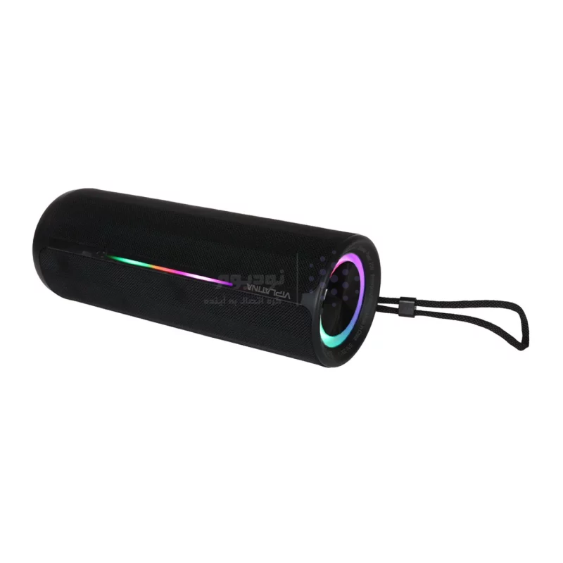 اسپیکر بی سیم بلوتوثی 20 وات VIPLATINA مدل VSW06 RGB با درگاه رم و USB - رنگ مشکی (گارانتی 18 ماه تعویض نیکان همراه) - تصویر 4