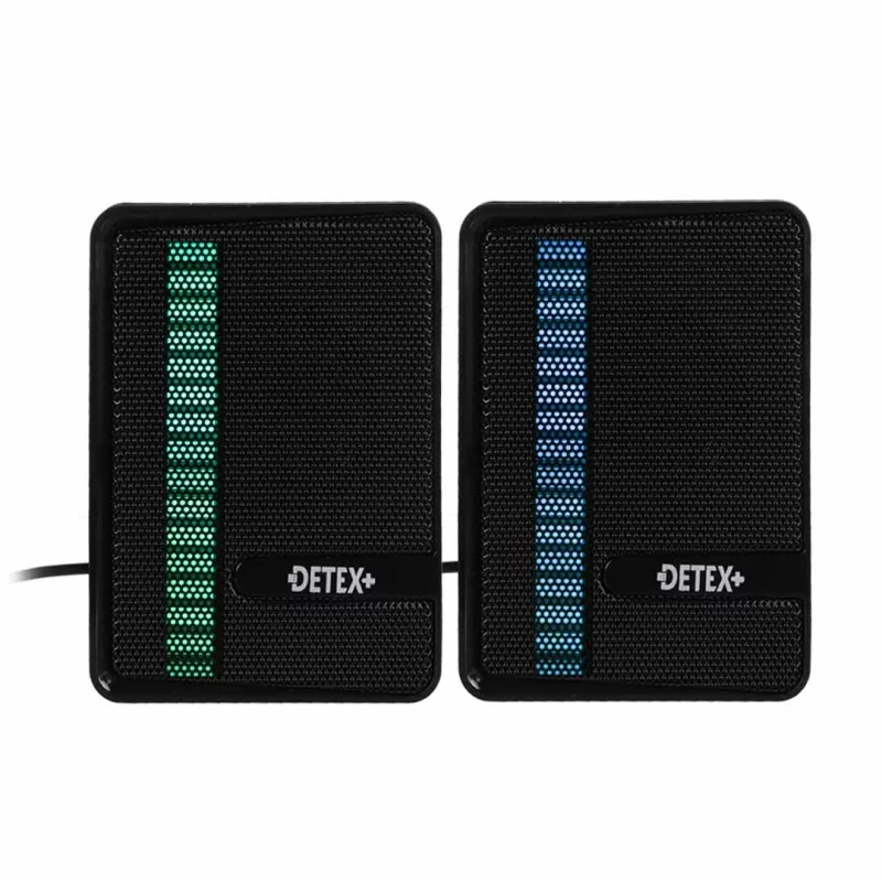 اسپیکر دوتکه رومیزی +DETEX مدل DS915 - مشکی - تصویر 2