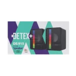 اسپیکر دوتکه رومیزی +DETEX مدل DS915 - مشکی - تصویر 3