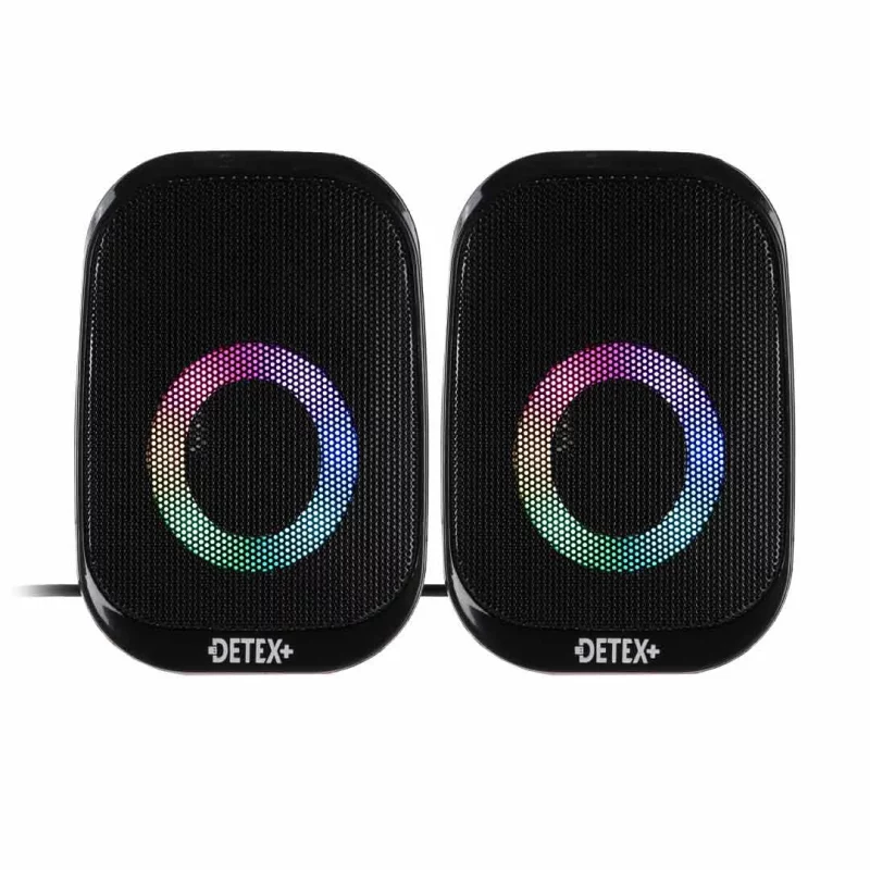 اسپیکر دوتکه رومیزی +DETEX مدل DS916 - مشکی - تصویر 2