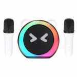 اسپیکر بلوتوثی شارژی همراه با دو میکروفون Yesido مدل YSW36 RGB - مشکی (گارانتی 18 ماه تعویض نیکان همراه)