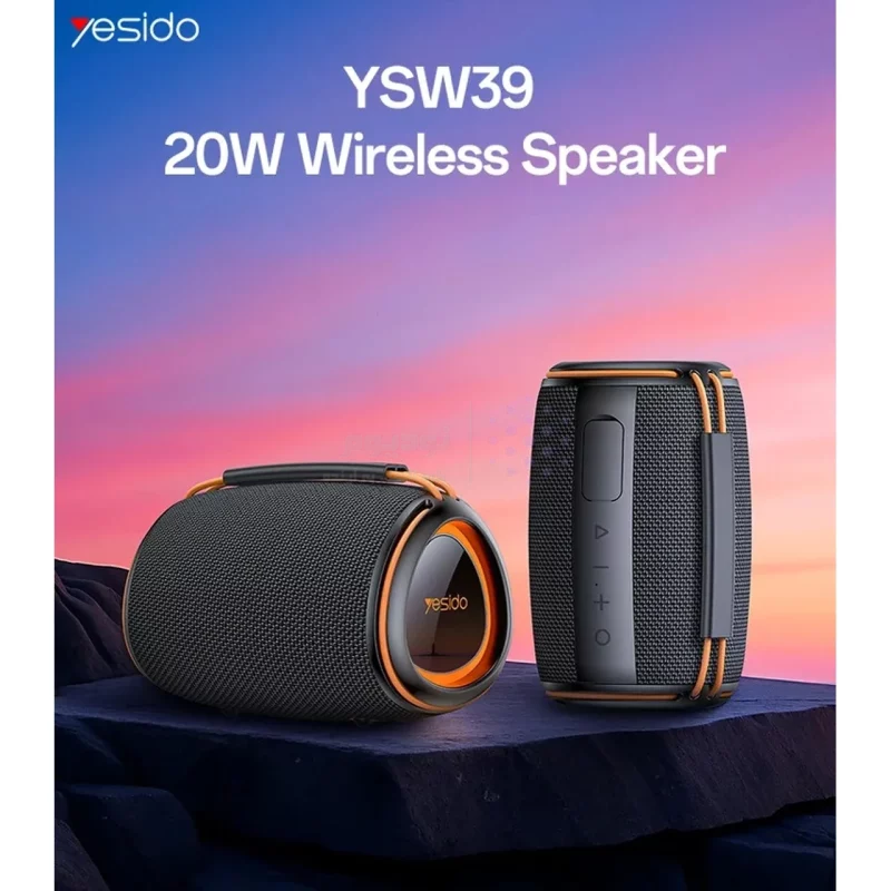 اسپیکر بی سیم 20 وات Yesido مدل YSW39 - مشکی (گارانتی 18 ماه تعویض نیکان همراه) - تصویر 3