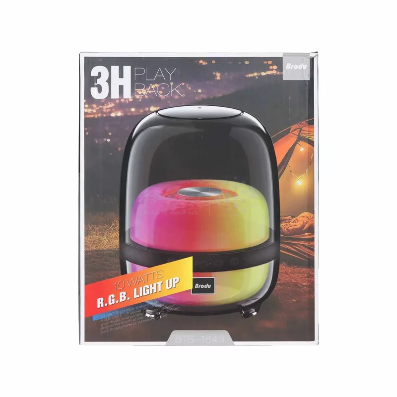 اسپیکر بی سیم Brodu مدل BTS-1843 - مشکی - تصویر 5
