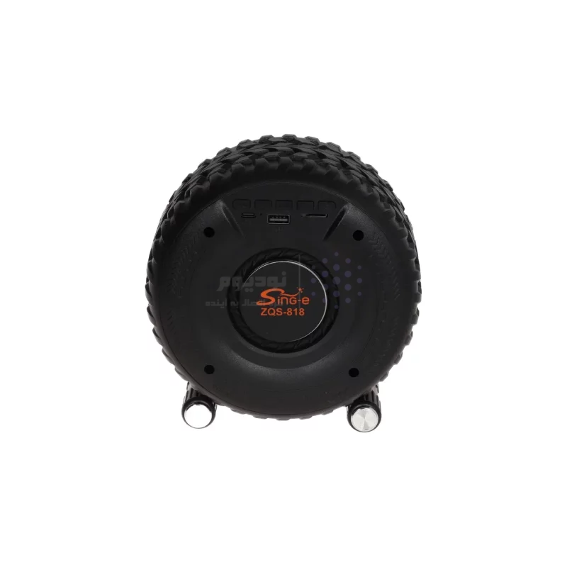 اسپیکر بی سیم Sing-e مدل ZQS-818 - مشکی نقره ای - تصویر 3