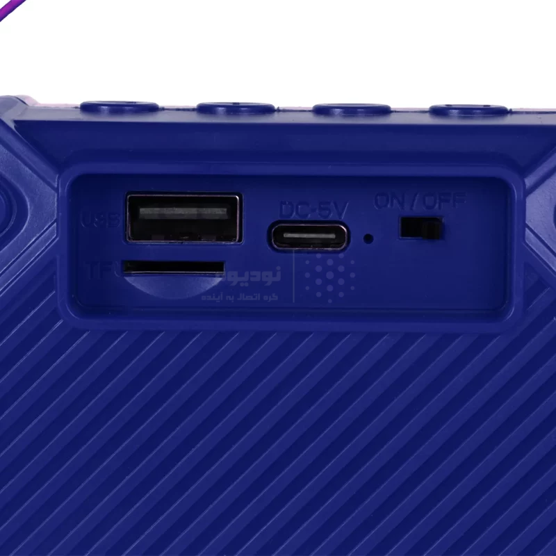 اسپیکر بی سیم مدل X-318 - آبی- BSA - تصویر 4