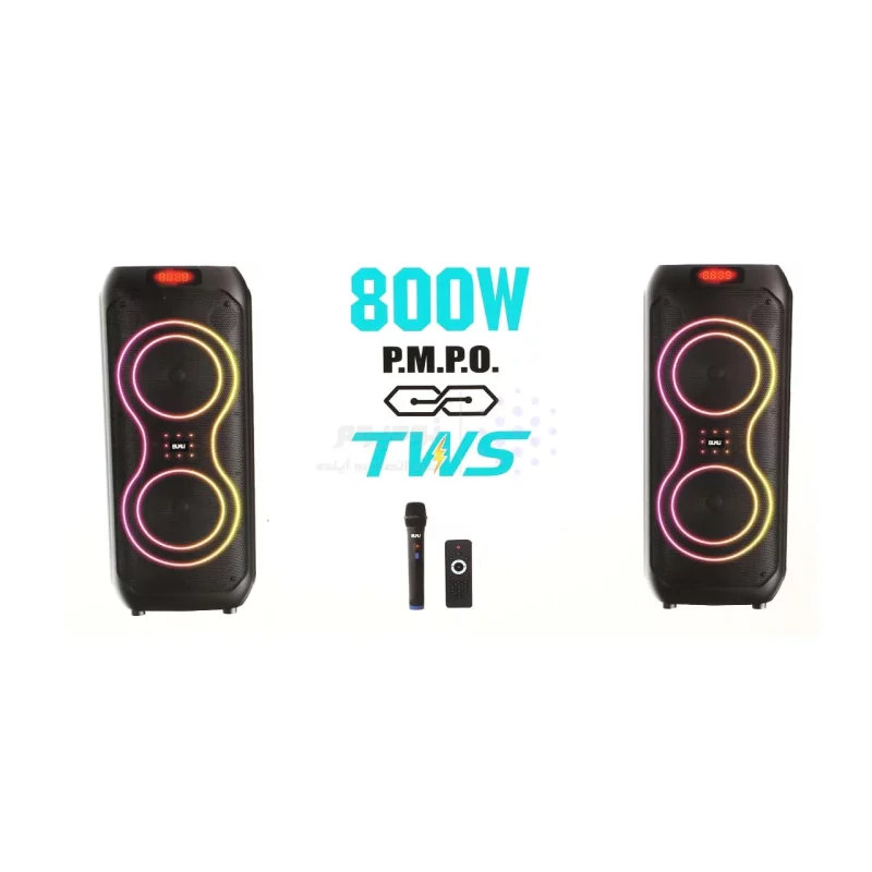 اسپیکر بی سیم BUKU مدل BS-086 - مشکی - MMS (گارانتی شش ماهه YA) - تصویر 5