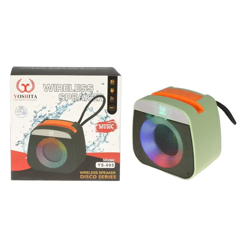 اسپیکر بی سیم YOSHITA مدل YS-005 - سبز - MMS (گارانتی شش ماهه YA) - تصویر 2